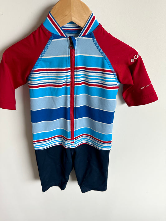 Columbia Striped Swim Suit / 4T