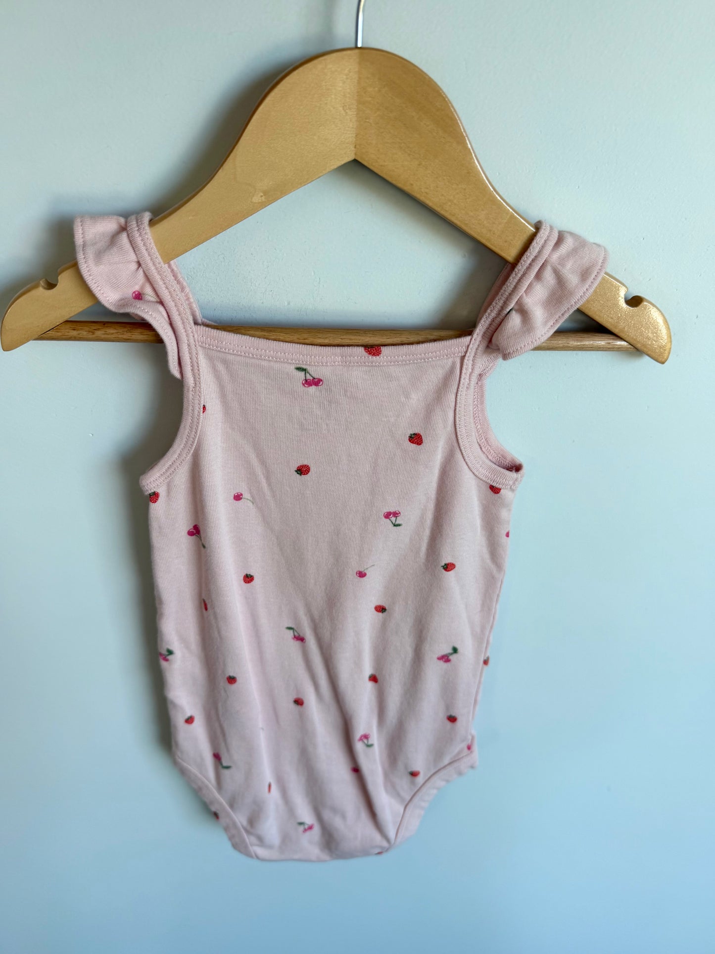 Strawberry Cherry Bodysuit / 24m
