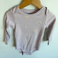 Light Purple Animal Faces Bodysuit / 24m