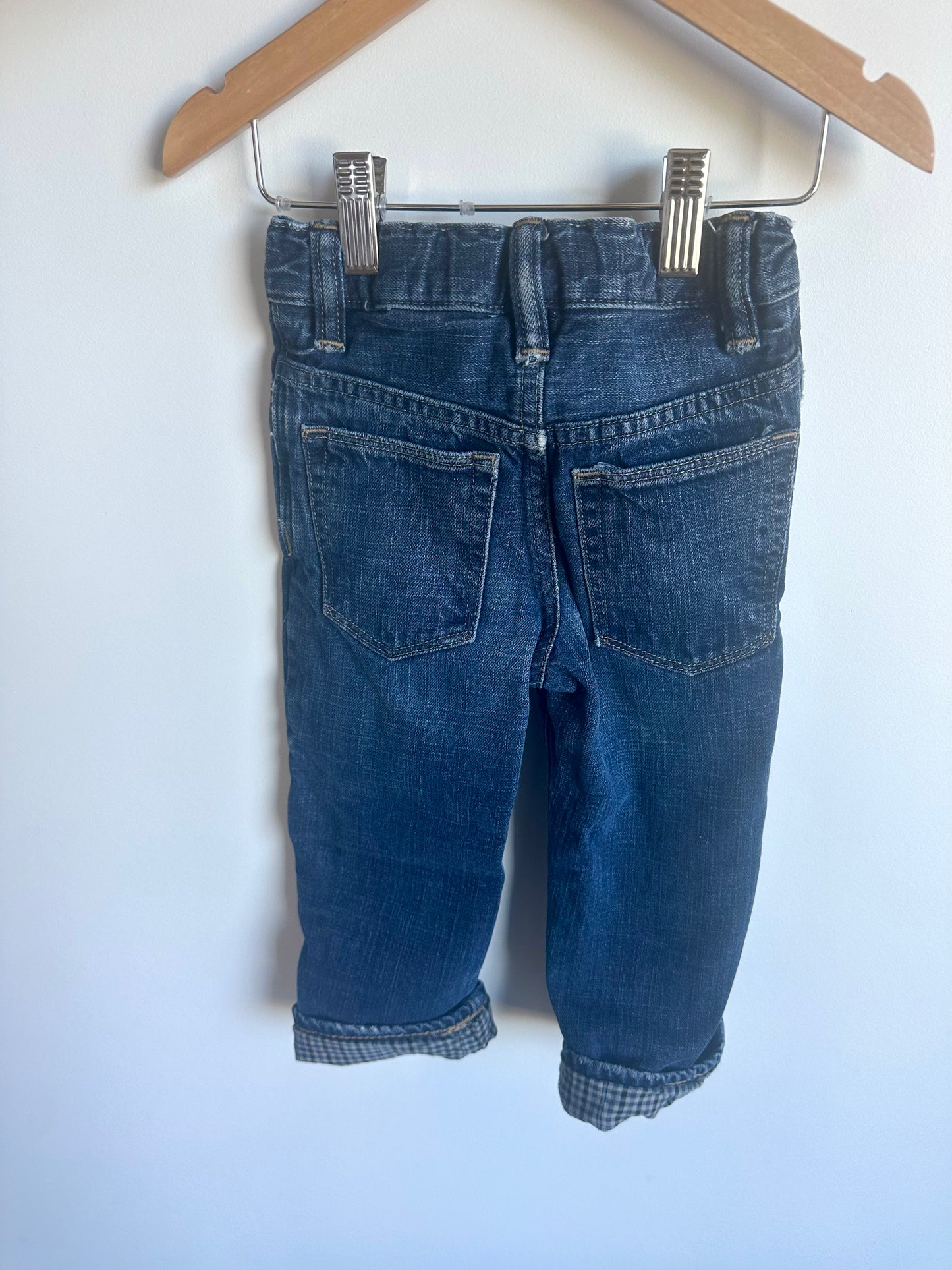 Gap Plaid Lined Jeans / 2T