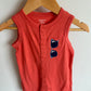 Orange Sunglasses Romper / 12m