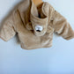 Tan Bear Hoodie Sweater / 0-3m