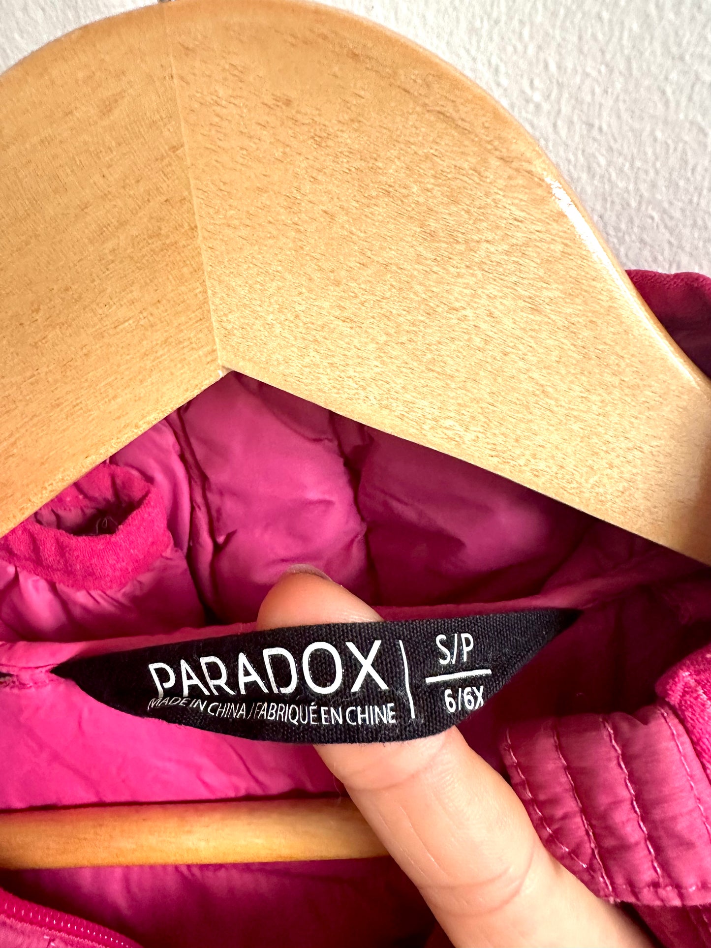 Paradox Hooded Pink Coat / 6 years (sm)