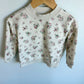 Mock Neck Floral Sweater / 24m