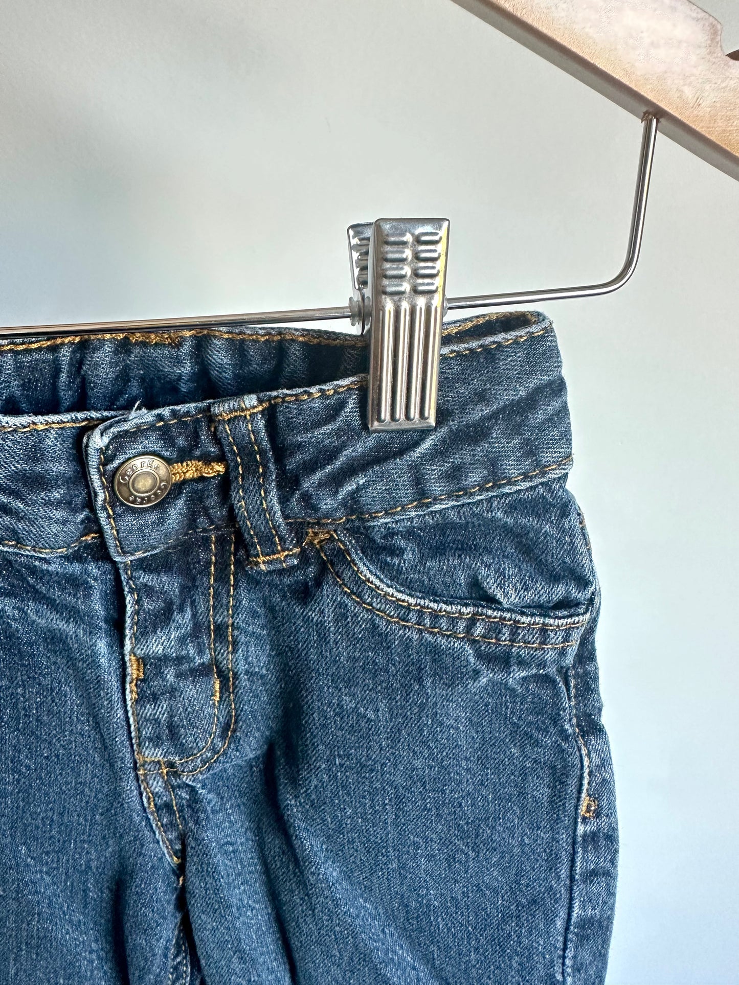 Straight Leg Blue Jeans / 2T