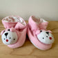Pink Puppy Slippers /6-12m
