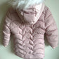 Pink Hooded Winter Coat / 6 years