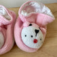 Pink Puppy Slippers /6-12m