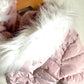 Pink Hooded Winter Coat / 6 years