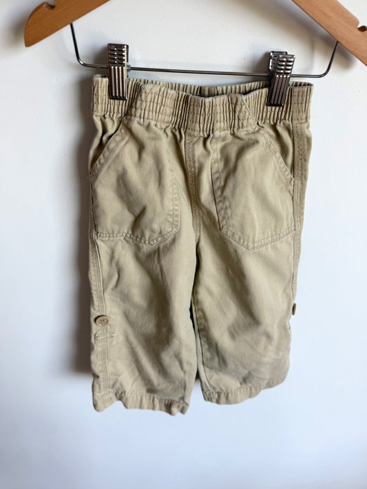 Vintage Tan Roll up Pants or Capris / 2T