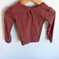 Long Sleeve Lace Neck Line Top / 24m