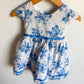 Blue Floral Dress / 18-24m