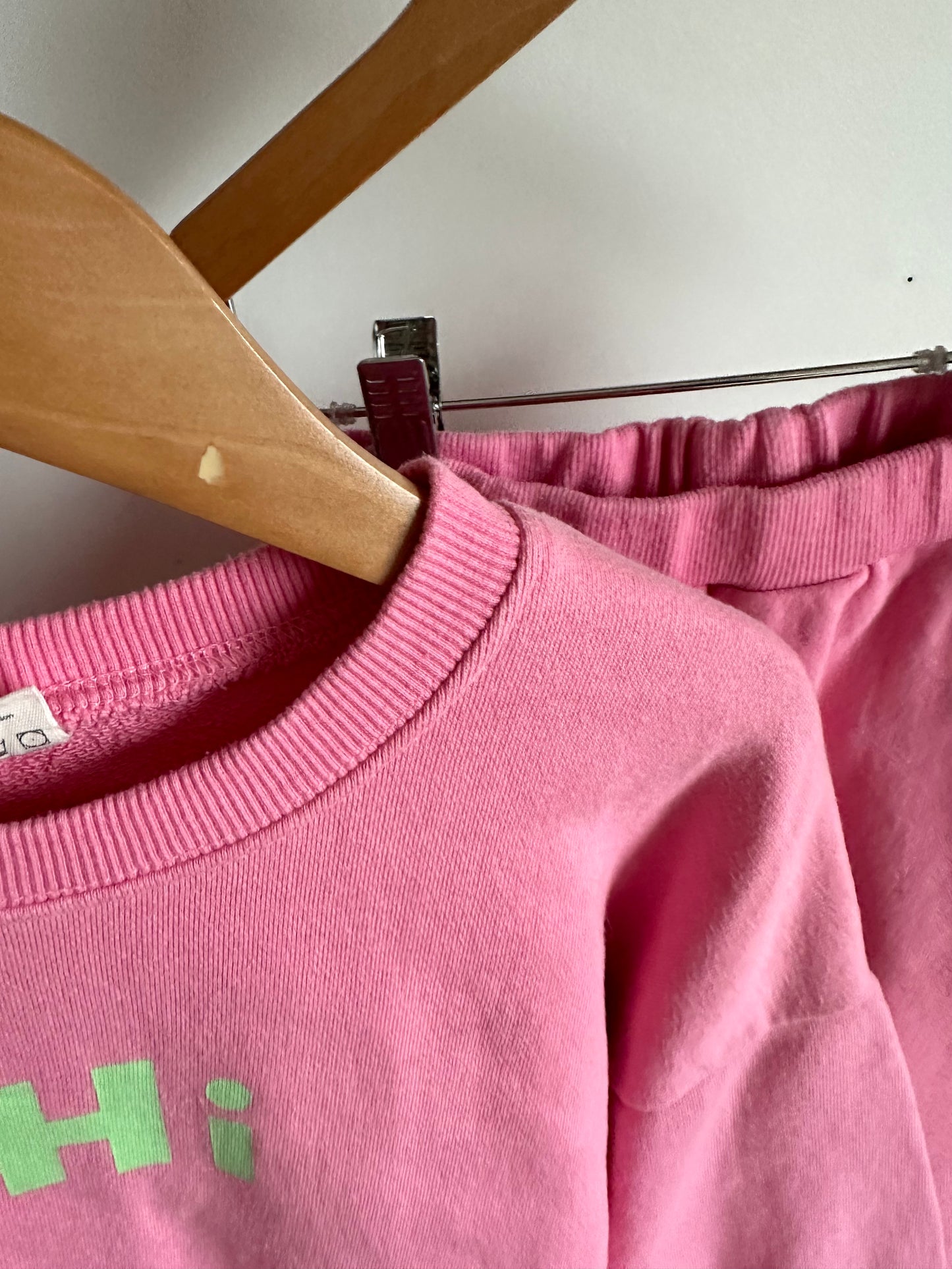 Pink Hi Crew + Joggers Set (PLAY)/ 5 years