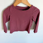 H&M Plum Long Sleeve Top / 18-24m