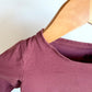 H&M Plum Long Sleeve Top / 18-24m