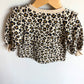 Ruffle Animal Print Long Sleeve / 12-18m