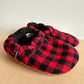 Buffalo Plaid Slippers / Size 8 Toddler