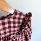 Checkered Grape Long Sleeve Top / 18-24m