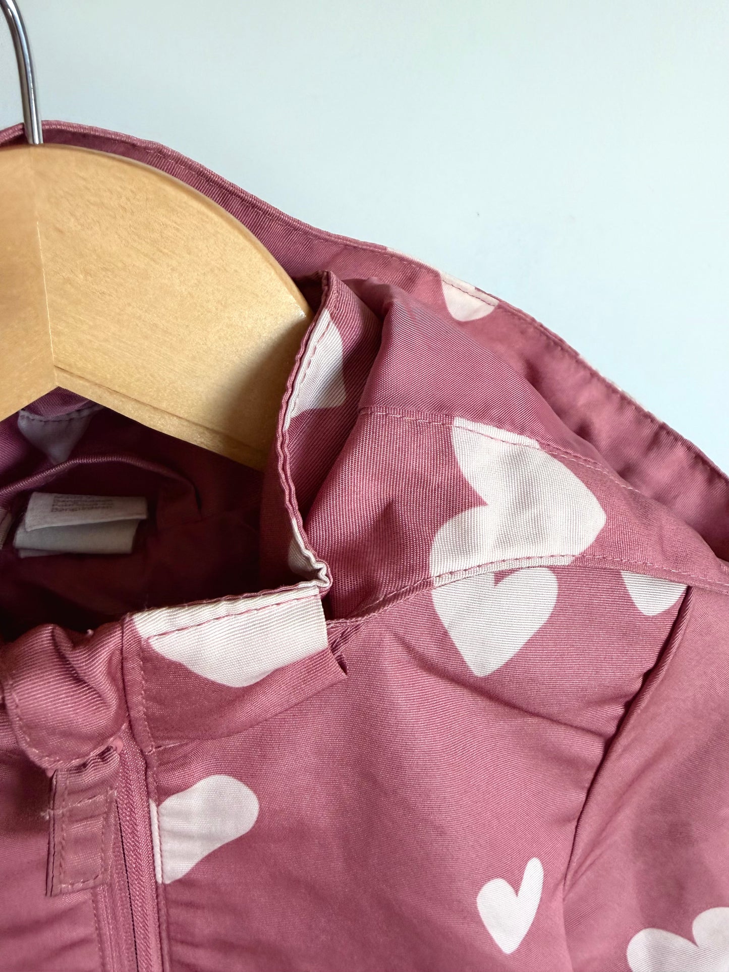H&M Blush Heart Jacket / 12-18m