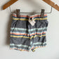 Stripe Colors on Grey Shorts / 12-18m
