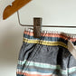Stripe Colors on Grey Shorts / 12-18m