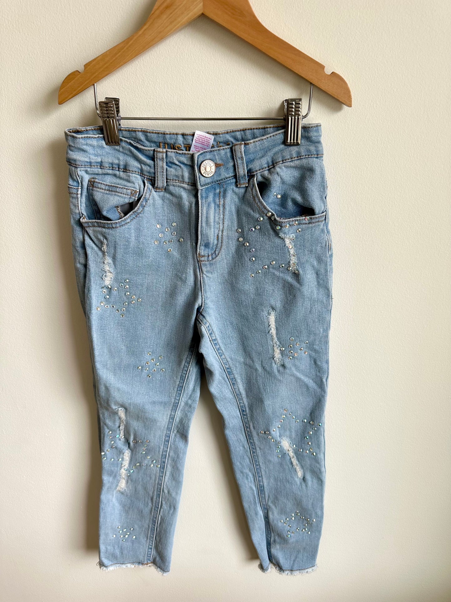 Distressed Gem Jeans  / 10 years