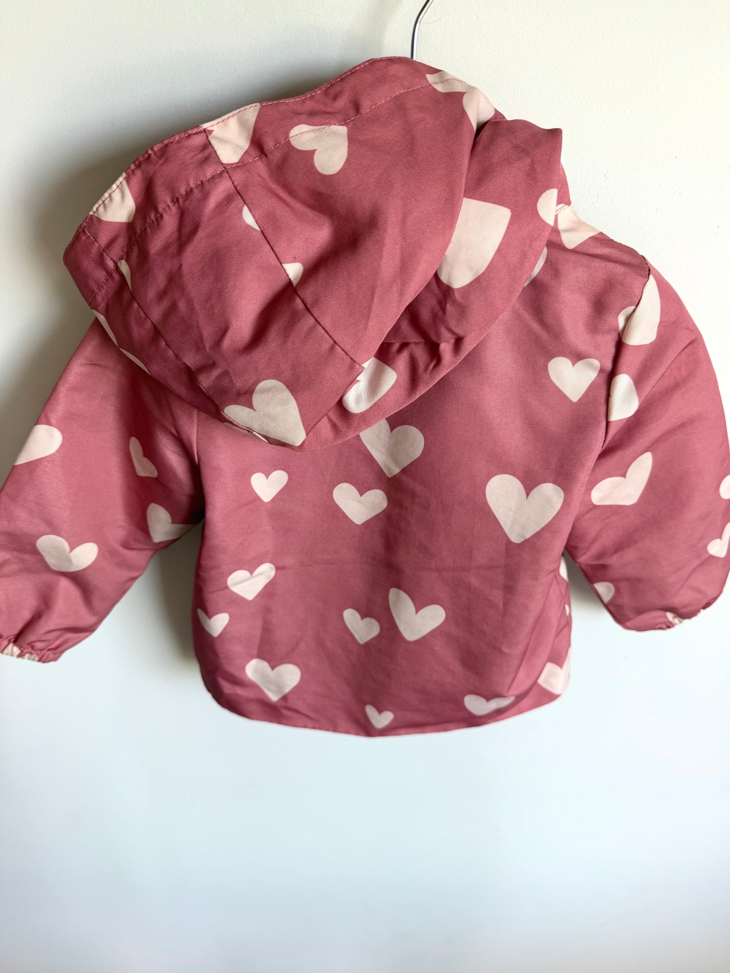 H&M Blush Heart Jacket / 12-18m