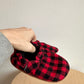 Buffalo Plaid Slippers / Size 8 Toddler