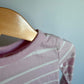 Pink Long Sleeve Striped Top / 12-18m