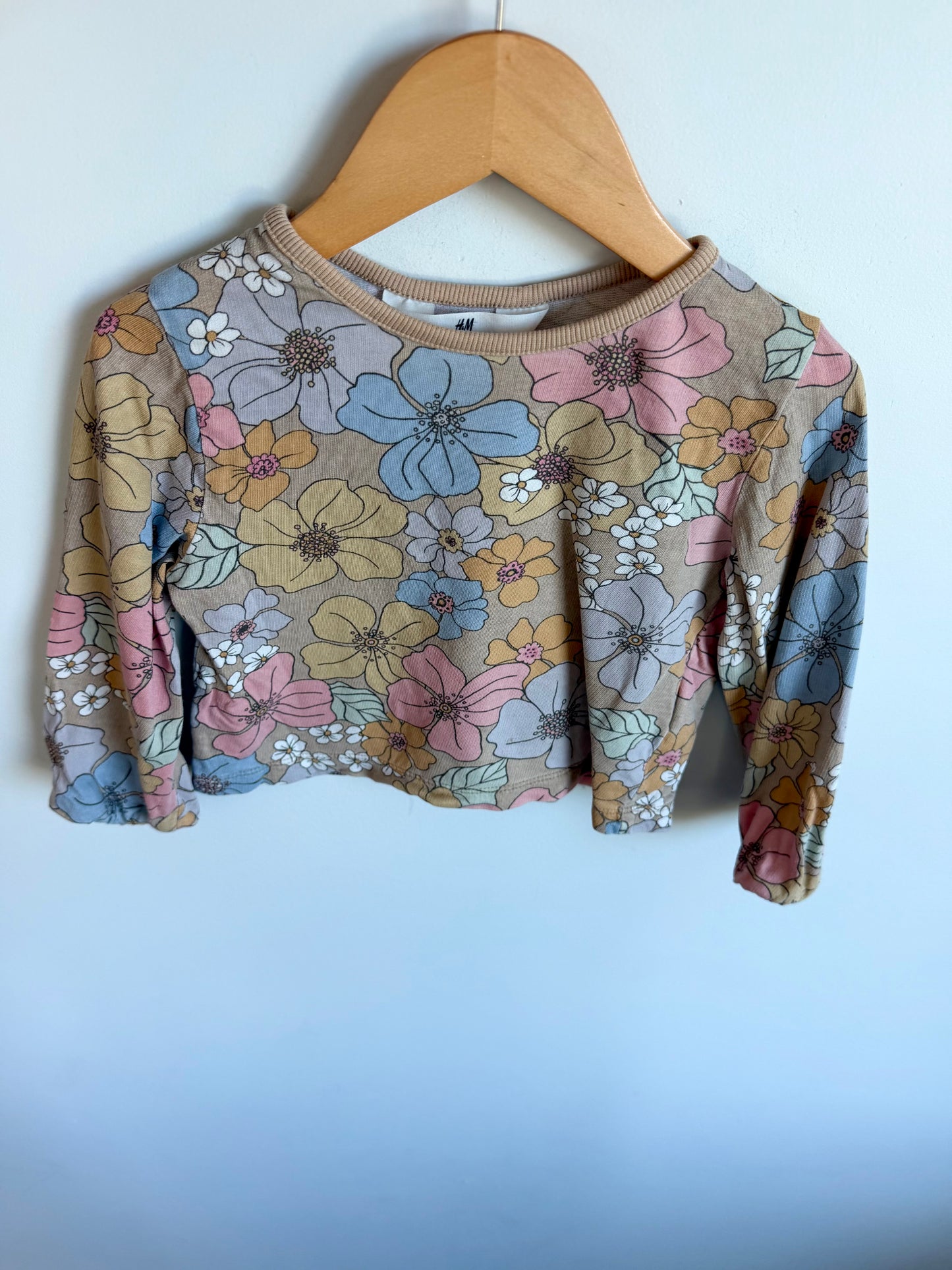 Retro Floral Top / 18-24m