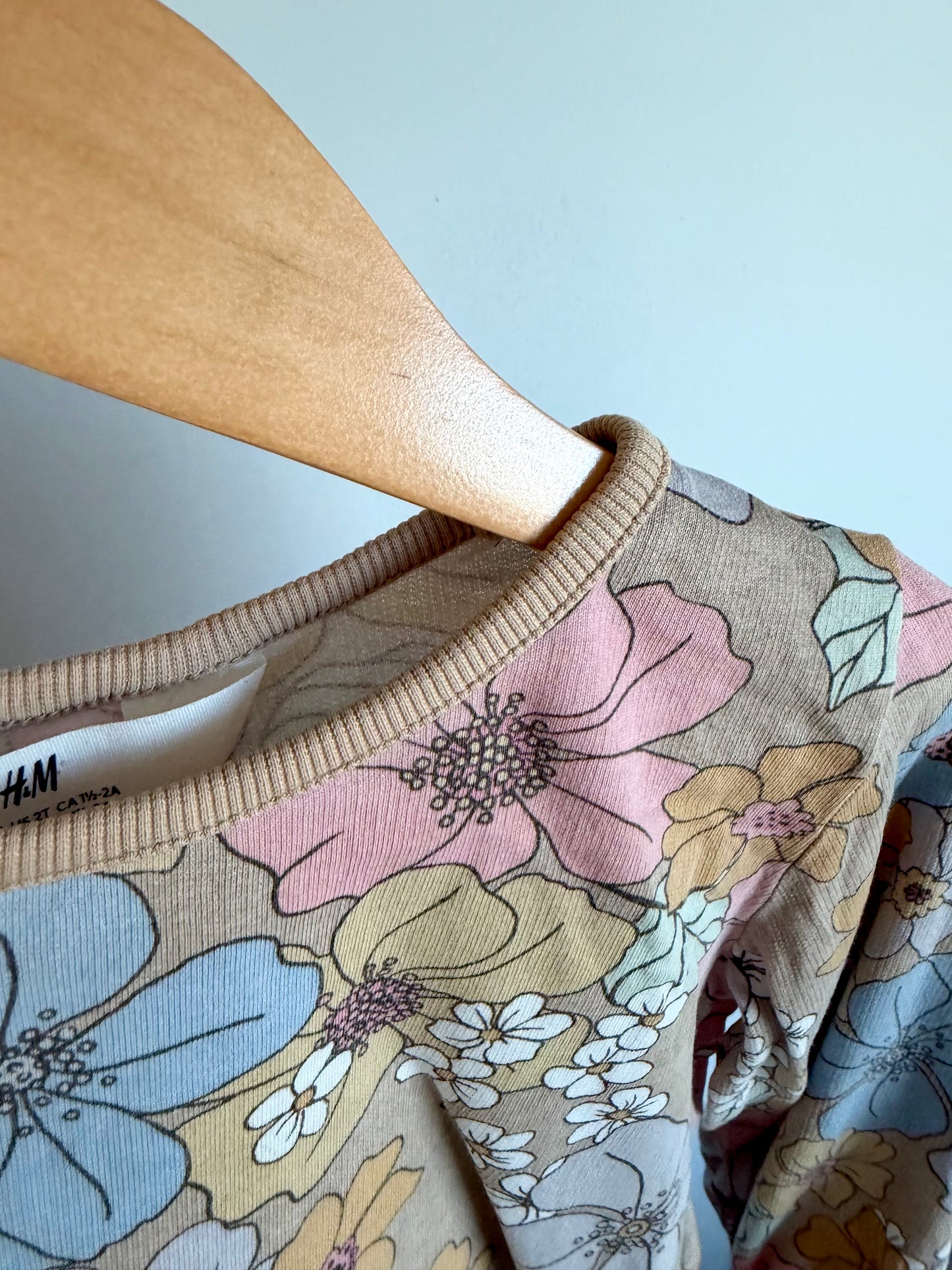 Retro Floral Top / 18-24m