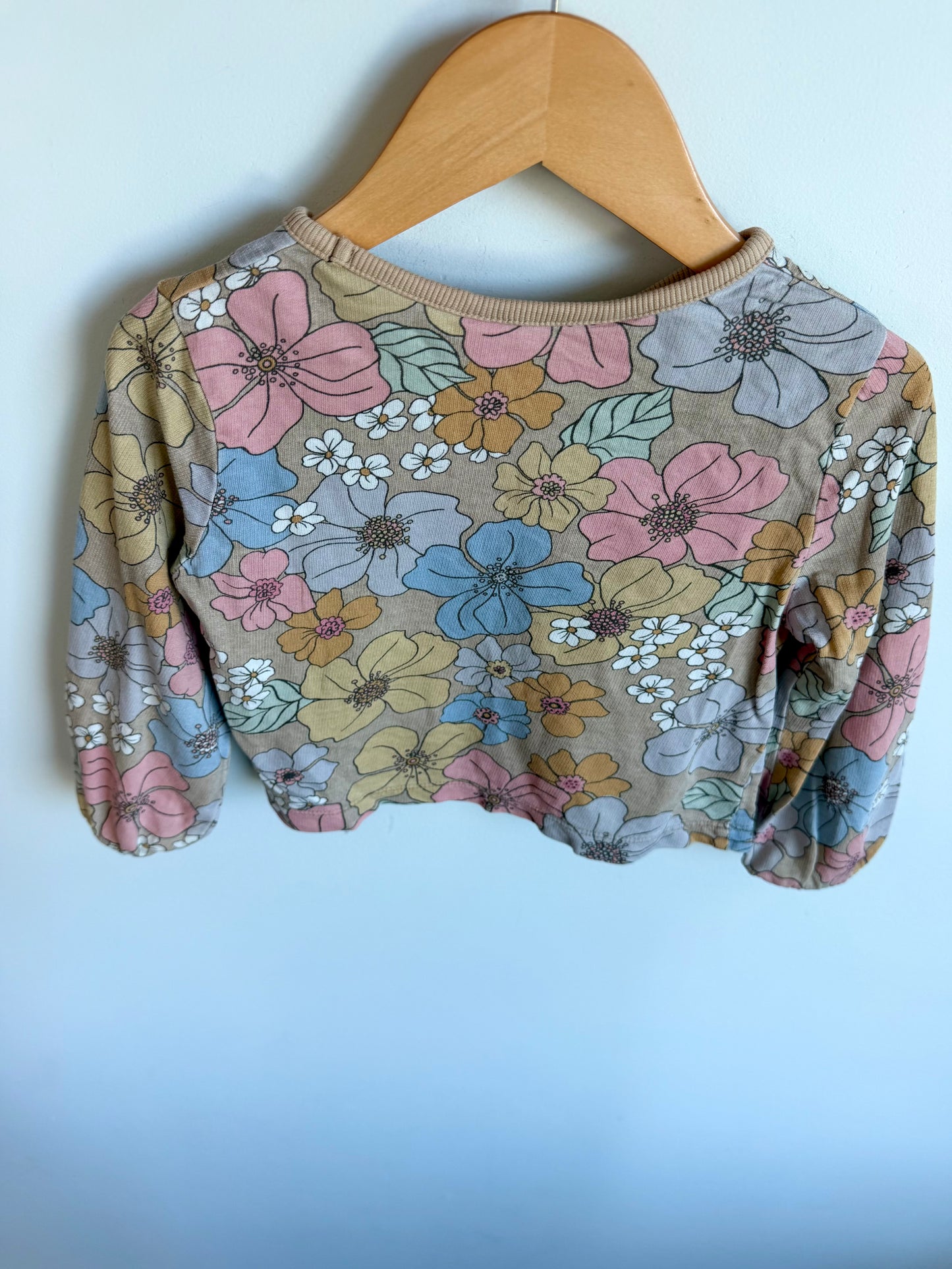 Retro Floral Top / 18-24m