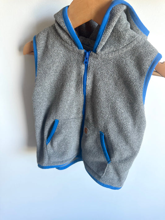 Carhartt Grey Fleece Hooded Vest / 24m