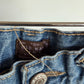 Floral Embroidered Jeans with Adjustable Waist / 2T