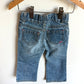 Floral Embroidered Jeans with Adjustable Waist / 2T