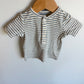 Striped Blue + Cream T-Shirt / 3m