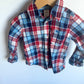 Carter's Plaid Button Up Long Sleeve / 24m