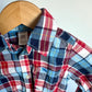 Carter's Plaid Button Up Long Sleeve / 24m