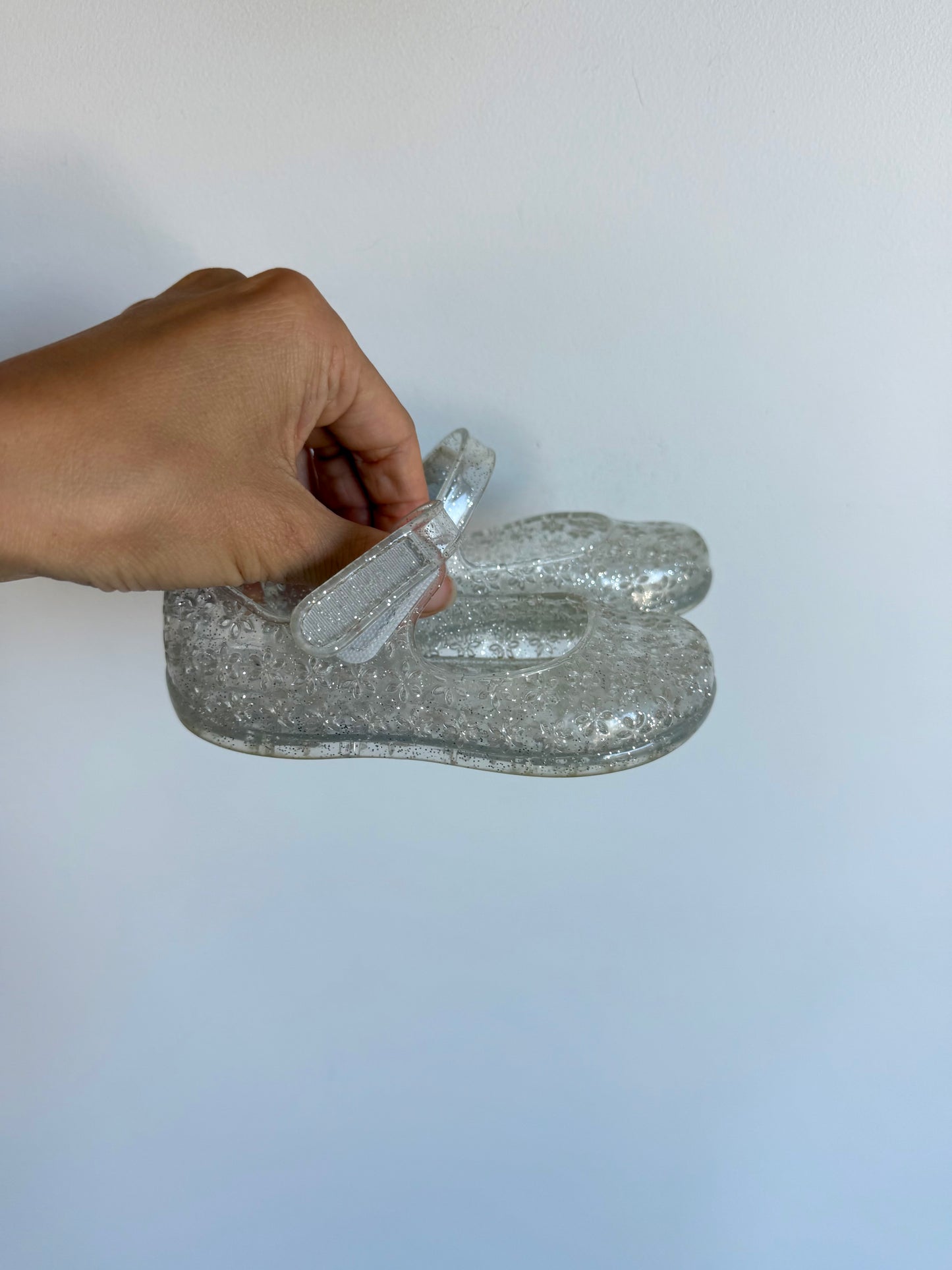 Floral Clear Jelly Sandals / Size 5 Toddler