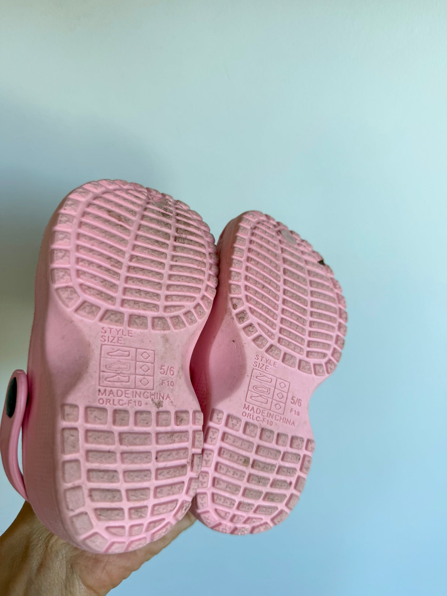 Pink Flower Sandals / Size 5-6 Toddler