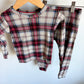 Gap Organic Tartan PJ Set / 2-3T