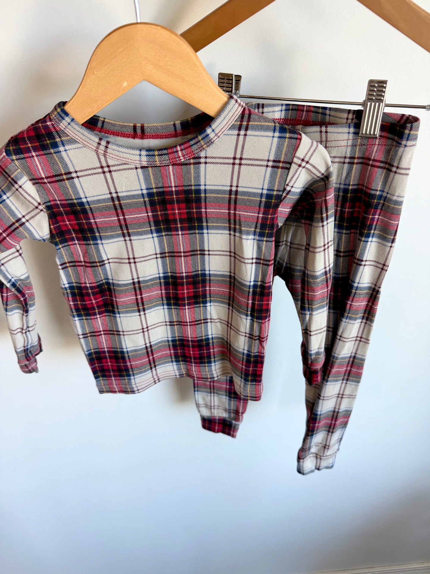 Gap Organic Tartan PJ Set / 2-3T