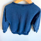 Gap Blue Faux Denim Crewneck / 3-4T