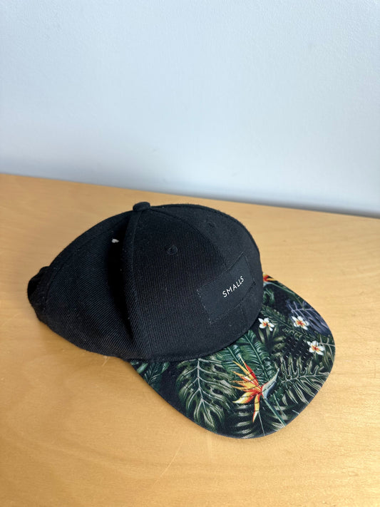 Black Tropical Ball Cap / 12m to 3T?