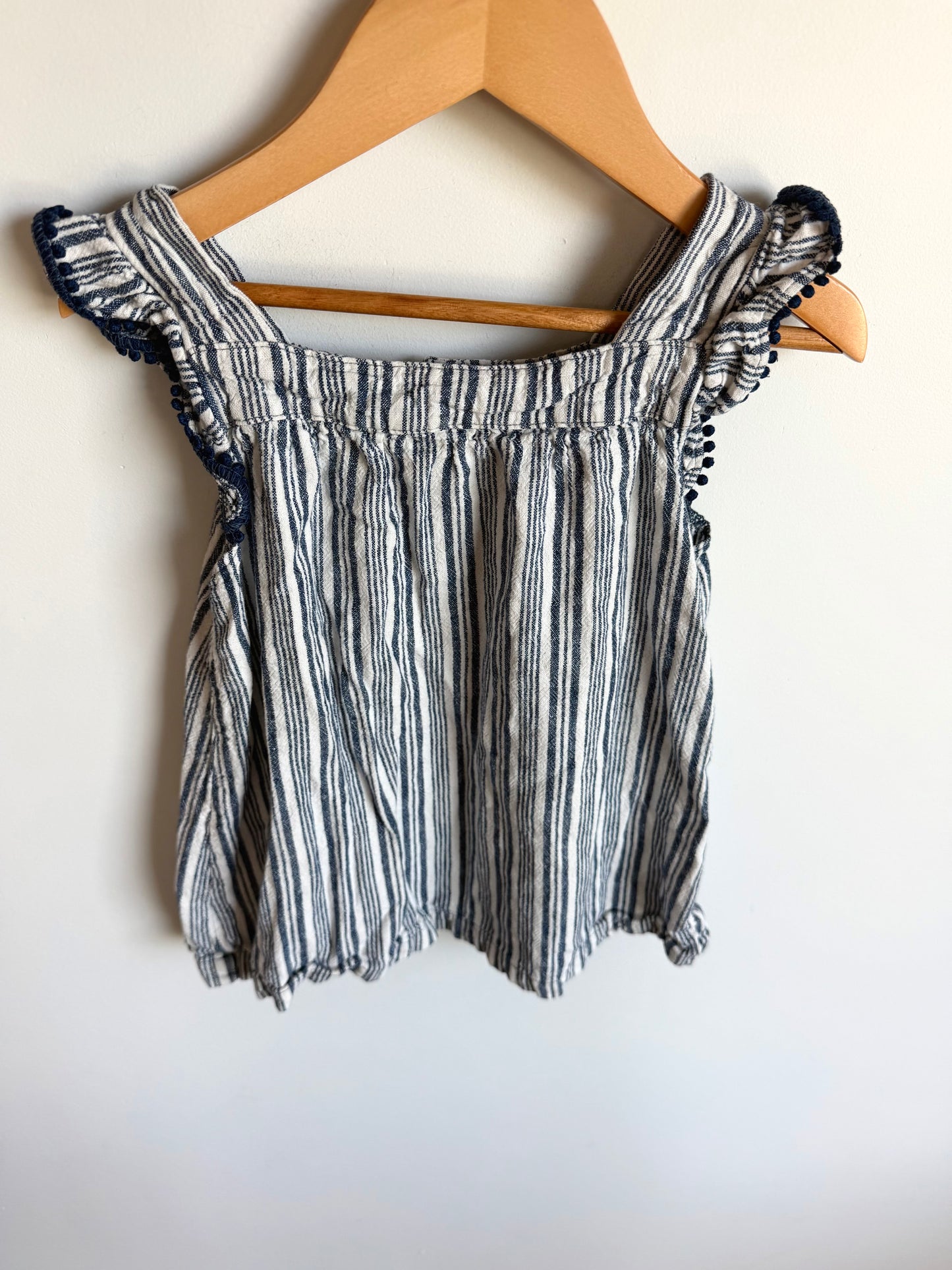Blue Vertical Stripe Tank / 8 years