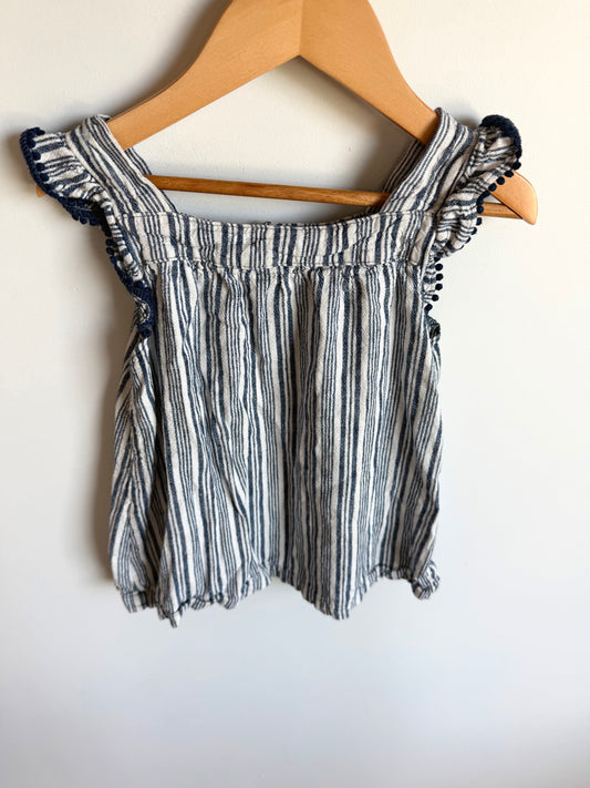 Blue Vertical Stripe Tank / 8 years