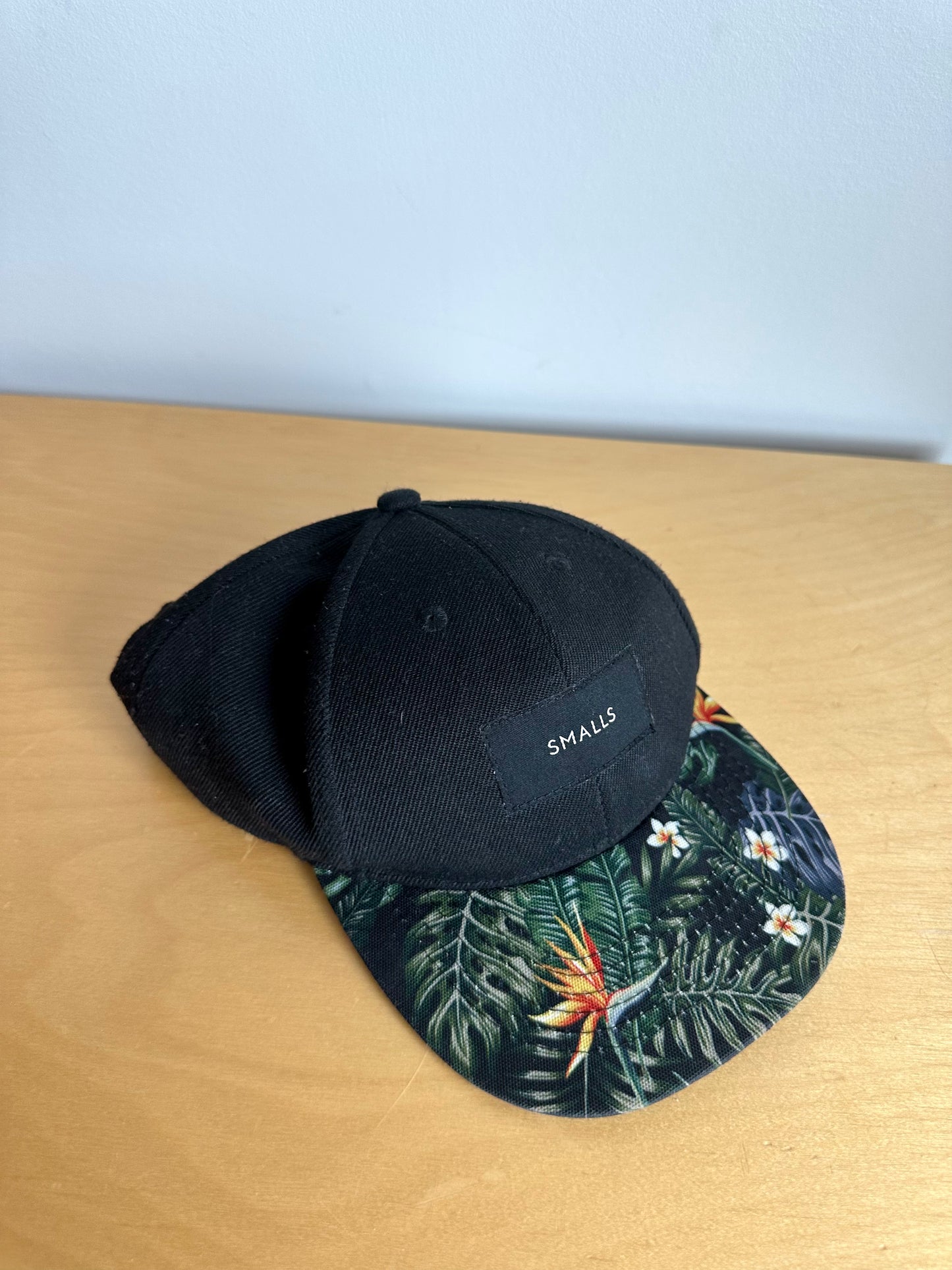 Black Tropical Ball Cap / 12m to 3T?