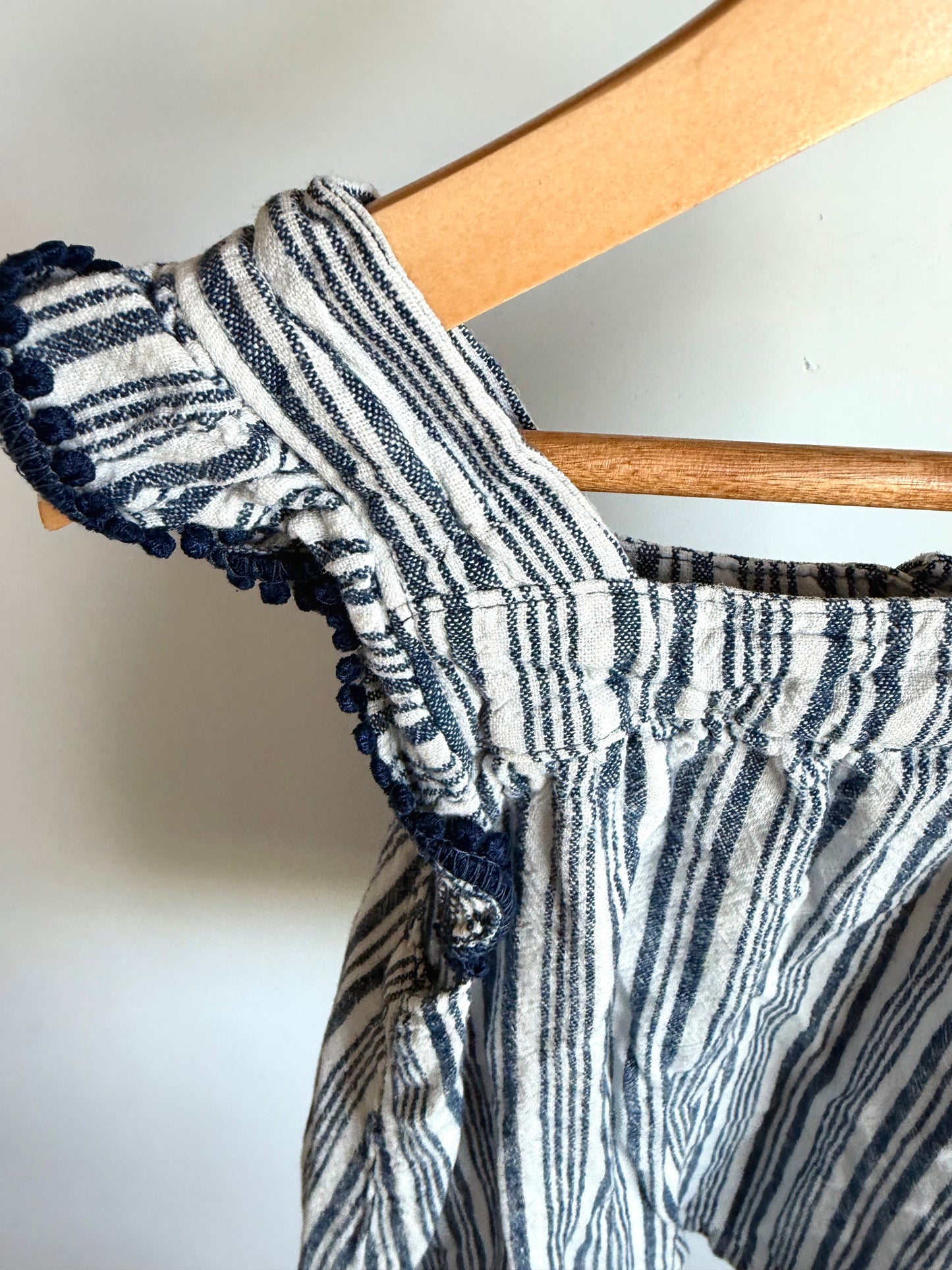 Blue Vertical Stripe Tank / 8 years