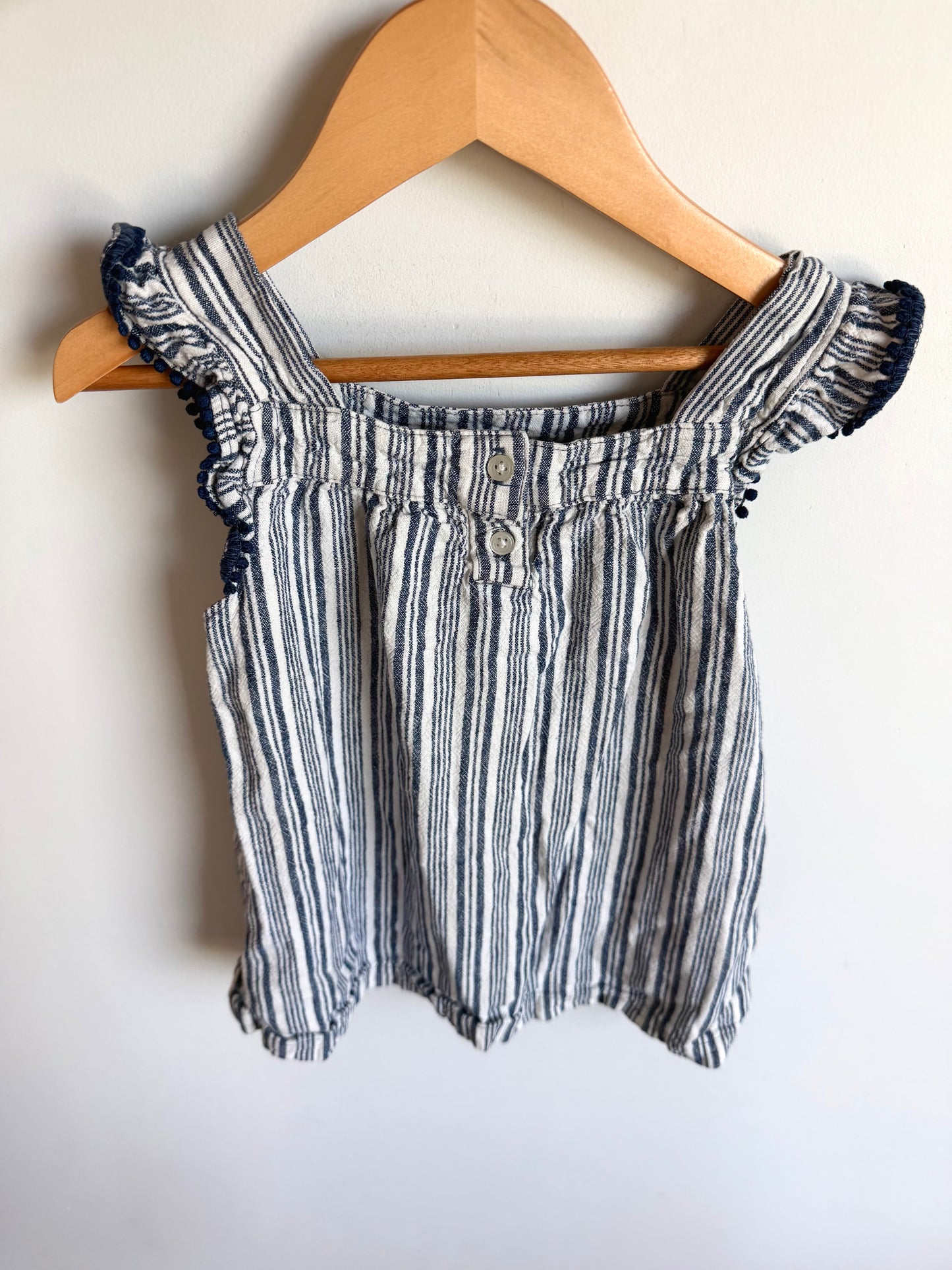 Blue Vertical Stripe Tank / 8 years