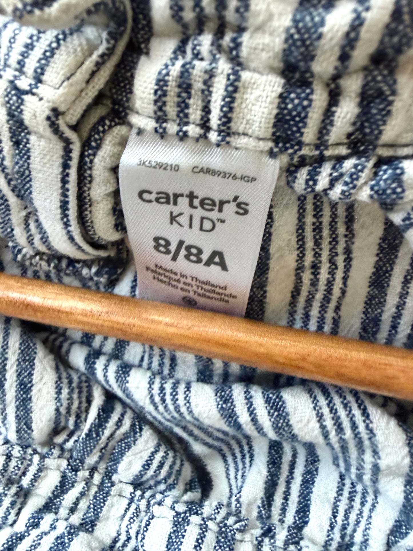 Blue Vertical Stripe Tank / 8 years